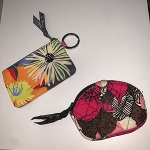 vera bradley coin pouches